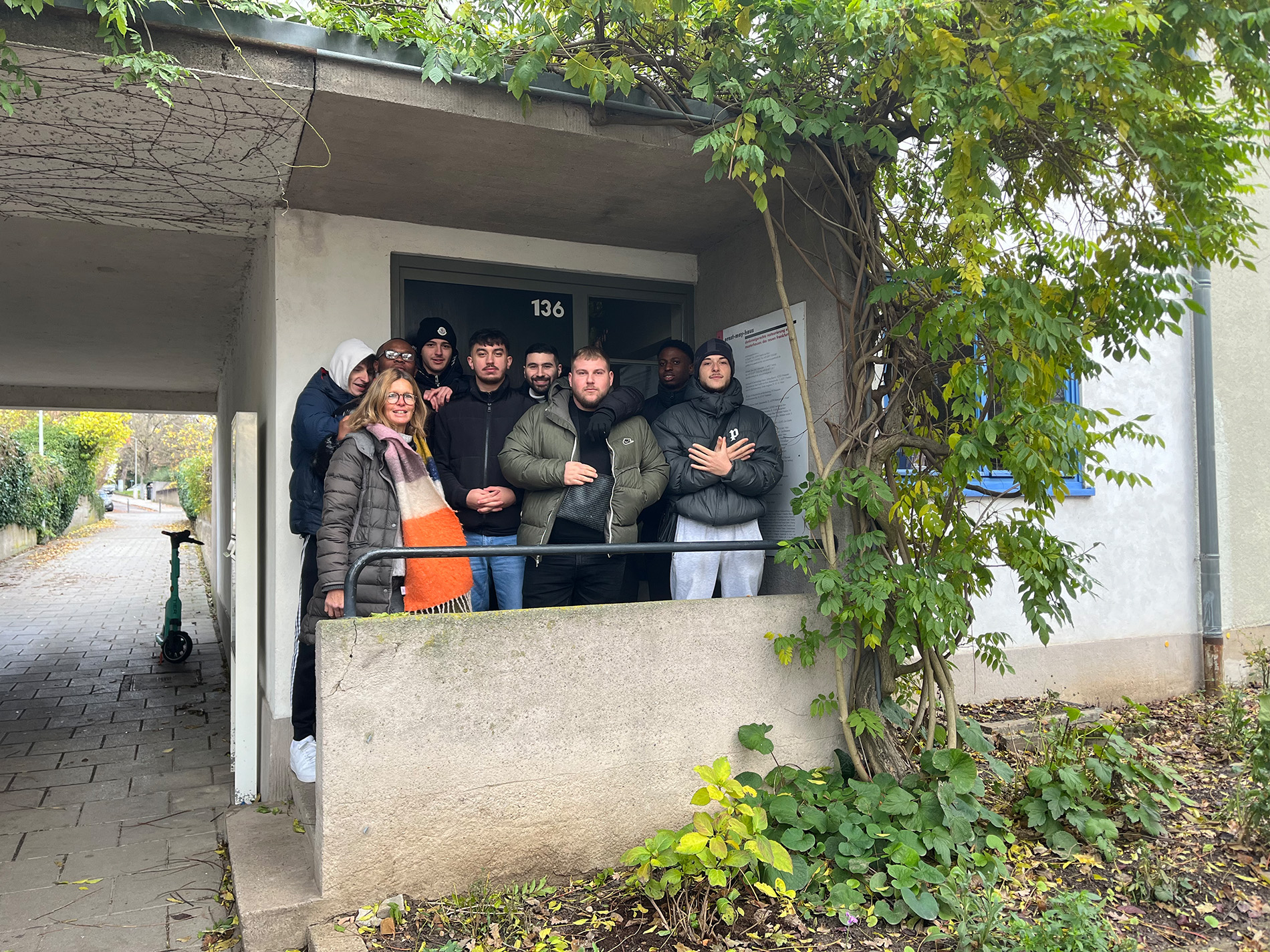 Maler und Lackierer auf Exkursion in Frankfurt am Main