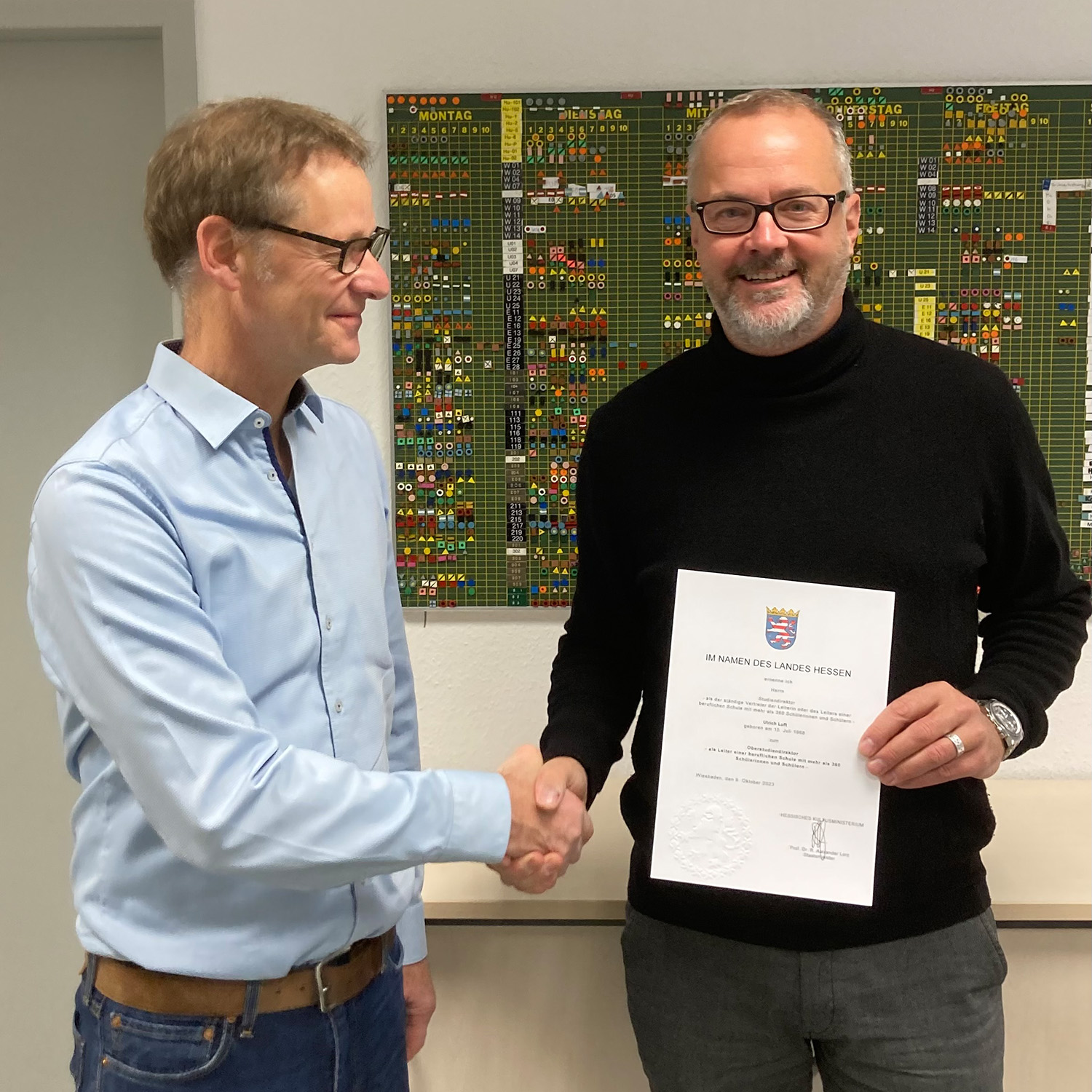 U. Luft wird Schulleiter