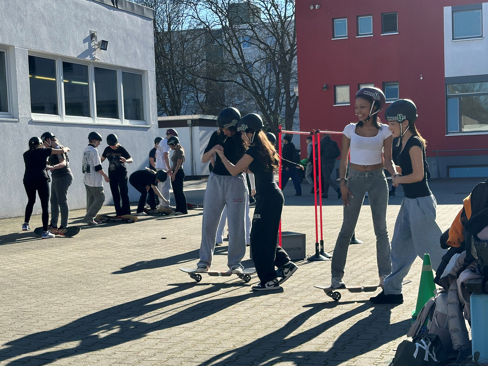Wheelup: Rollsportgeräte Workshop an der August-Bebel-Schule Offenbach
