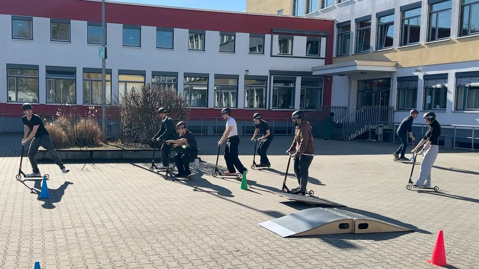 Wheelup: Rollsportgeräte Workshop an der August-Bebel-Schule Offenbach