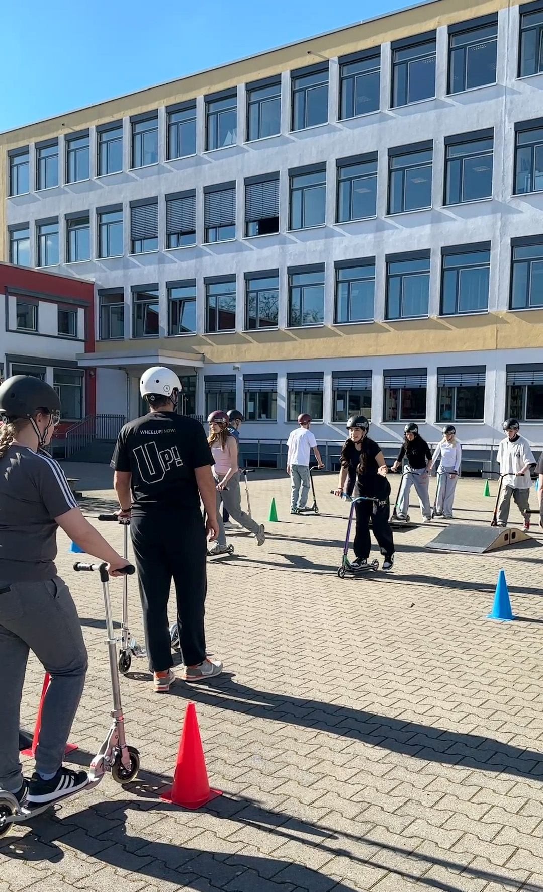 Wheelup: Rollsportgeräte Workshop an der August-Bebel-Schule Offenbach