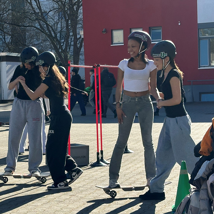 Wheelup: Rollsportgeräte Workshop an der August-Bebel-Schule Offenbach